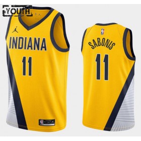 NBA Indiana Pacers Trikot Domantas Sabonis 11 Jordan Brand 2020-2021 Statement Edition Swingman - Kinder